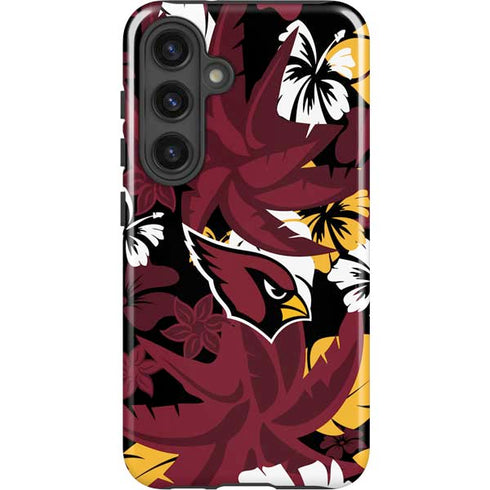 NFL Arizona Cardinals Tropical Print Galaxy S24 Impact Case
